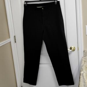 Timber Creek by Wrangler men's black  flat front pants size 36 waist